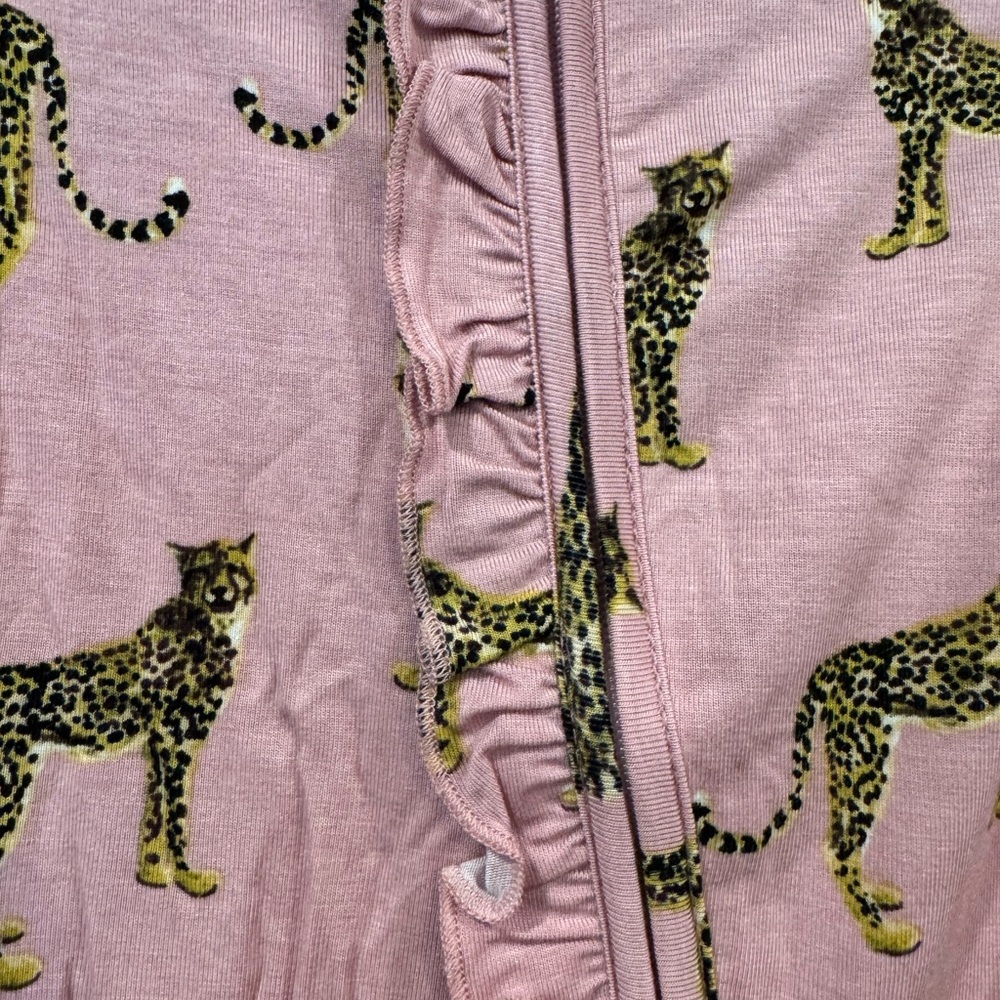 POSH PEANUT mara cheetah sleeper; bamboo sleeper; bamboo baby gifts; bamboo baby - Picture 7 of 15